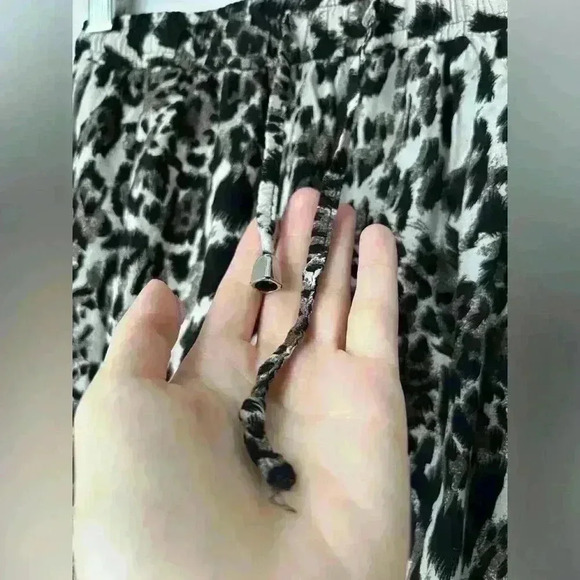 Suzy Shier Womens Brown Leopard Animal Print Summer Coastal Midi Skirt XS - Picture 5 of 8